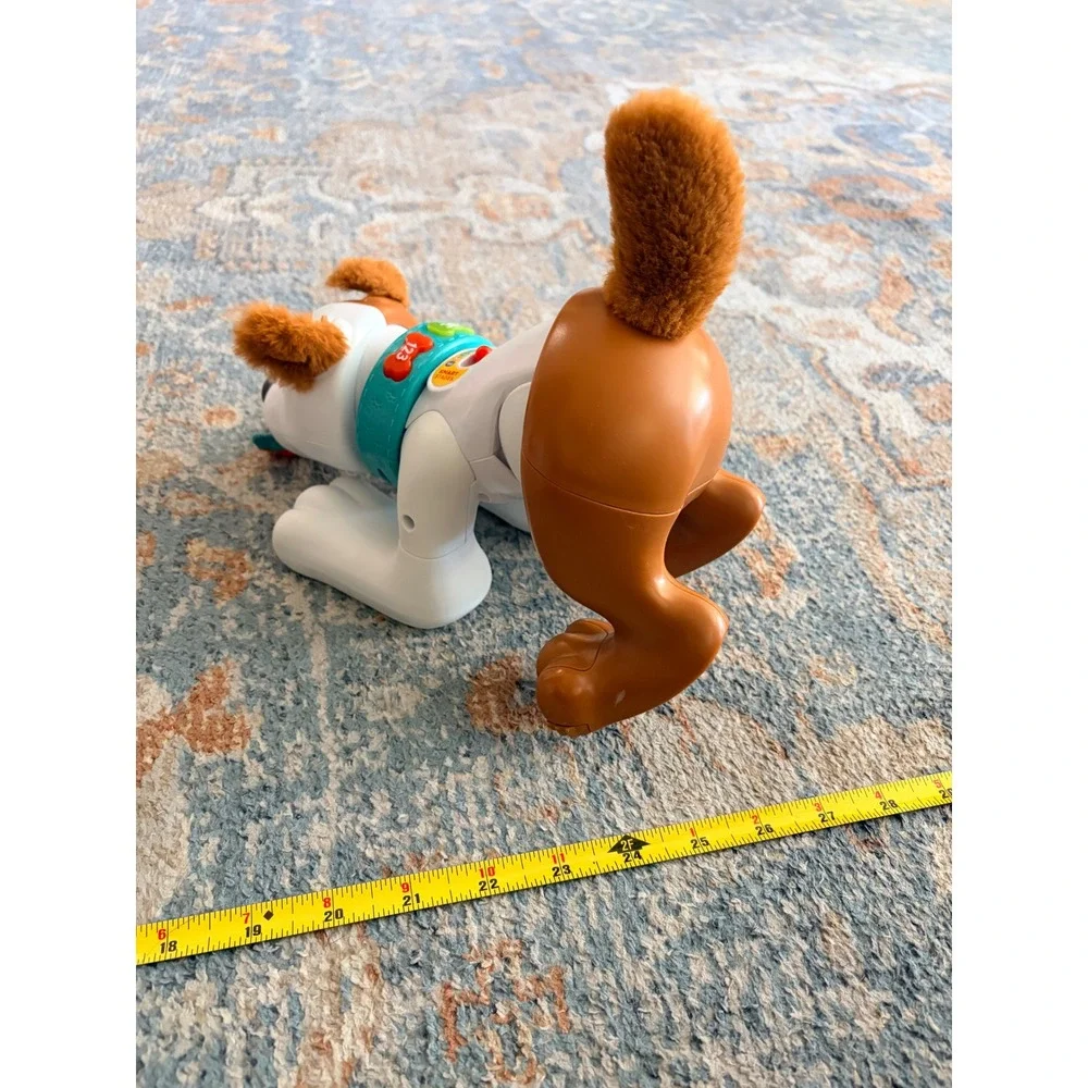 Fisher-Price 123 Crawl with Me Puppy Interactive Electronic Baby Toddler Toy